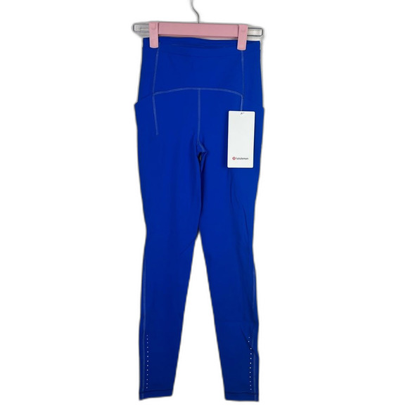 Lululemon blue Swift speed High rise 28” leggings size 2 - Picture 1 of 5
